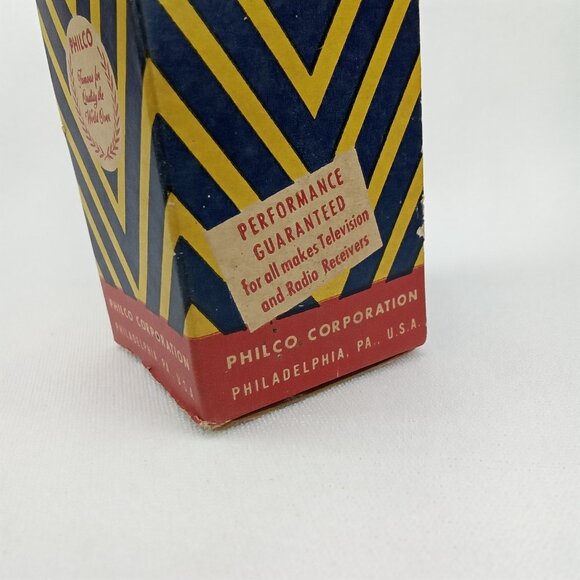 Mid Century Electronic Tube With Box Philco Model 6DQ6A NOS NIB 1950s - Picture 11 of 12